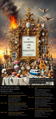 Poster image with conference agenda at the bottom.